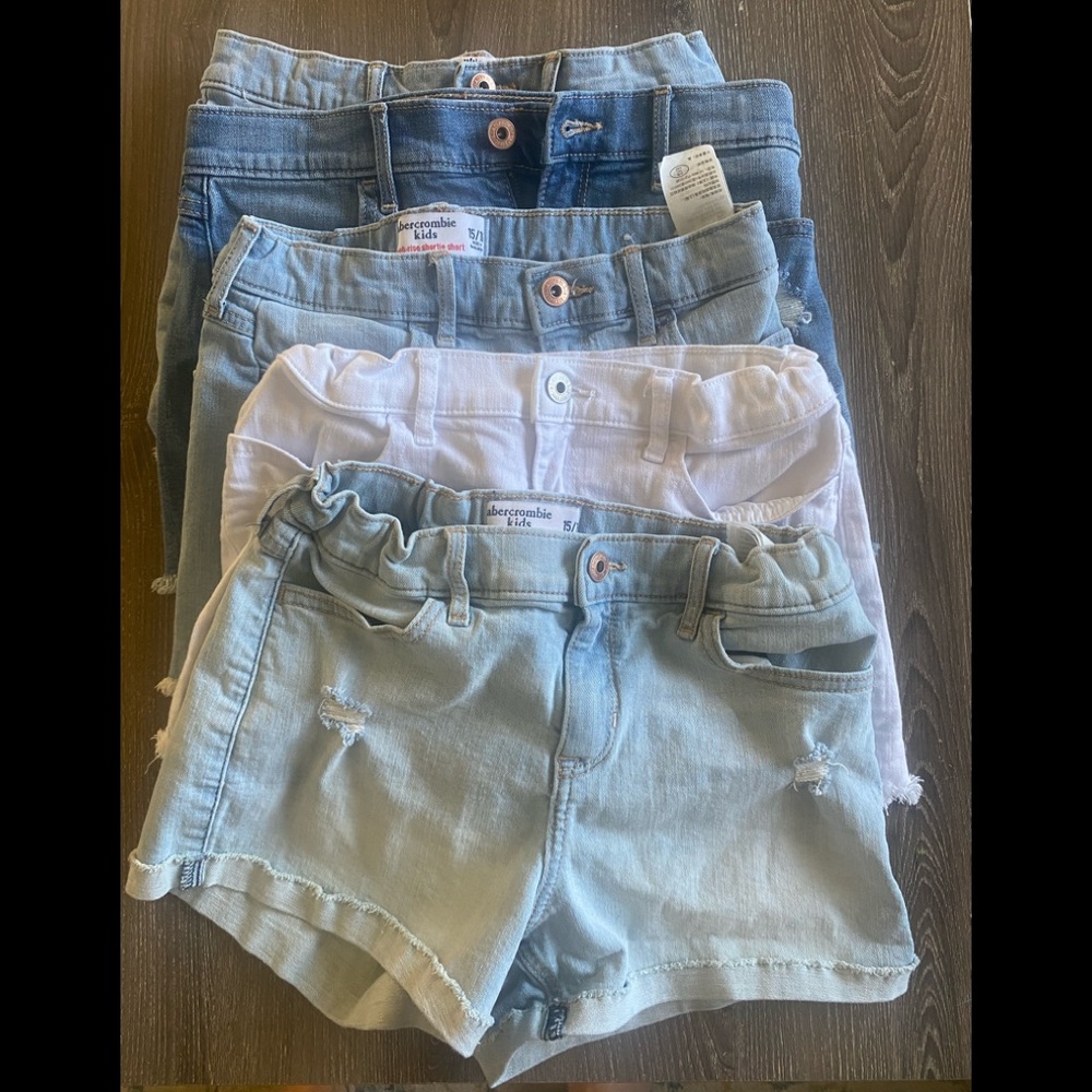 Girls Abercrombie Jean Shorts Bundle